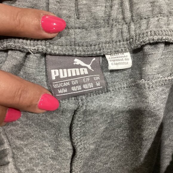 PUMA Men’s Gray Athletic Shorts – Size M - Picture 5 of 6